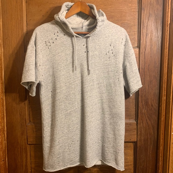 pacsun short sleeve hoodie